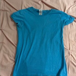Gildan Vibrant Blue Kids Tee